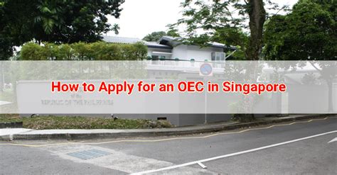 How to Apply OEC Certificate in Singapore .